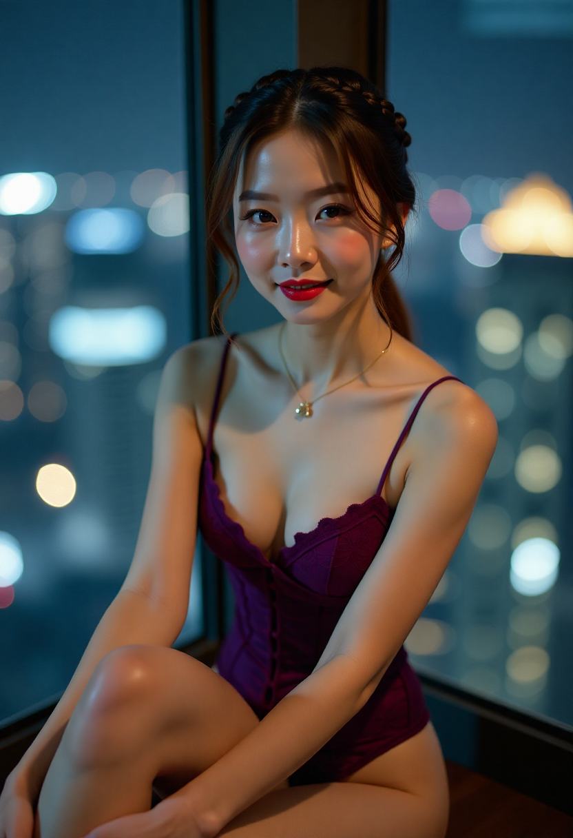 城市夜景摄影视频